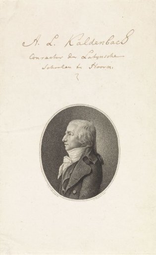 Portrait of conrector Adam Leonard Kaldenbach