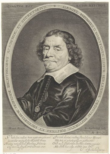 Portrait of Daniel Heinsius