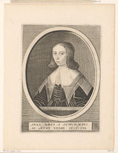 Portrait of Anna Maria van Schurman