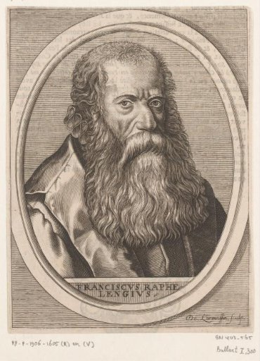 Portrait of Franciscus Raphelengius