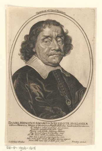 Portrait of Daniël Heinsius