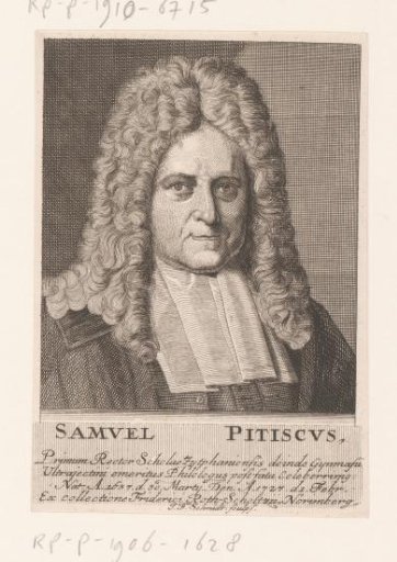 Portrait of Samuel Pitiscus