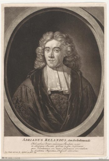 Portrait of Adriaan Reland