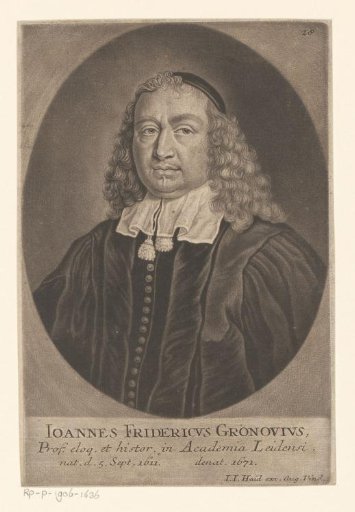Portrait of Johann Friedrich Gronovius