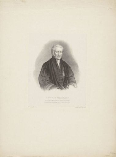 Portrait of P. Hofman Peerlkamp