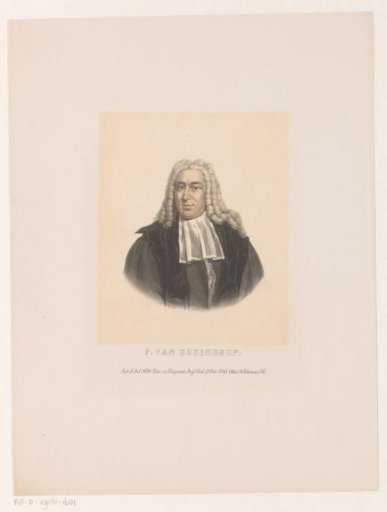 Portrait of Frans van Oudendorp