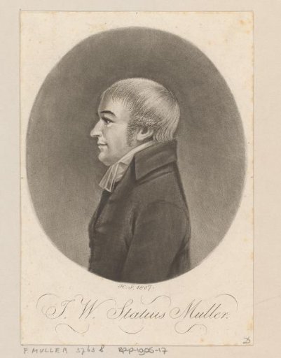 Portrait of Johan Wilhelm Statius Muller
