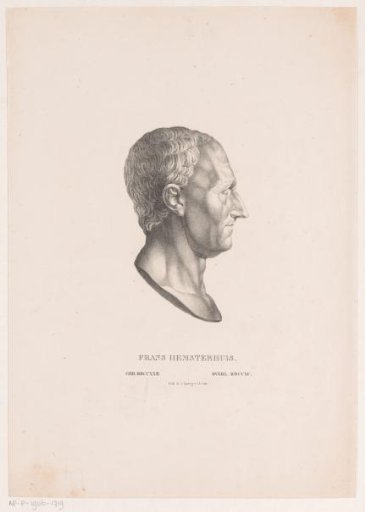 Portrait of Franciscus Hemsterhuis