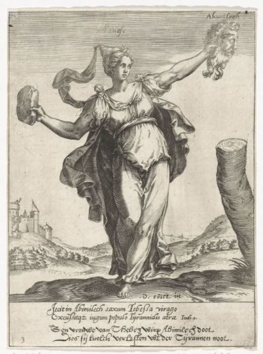 The Woman of Tebez with the Head of Abimelech