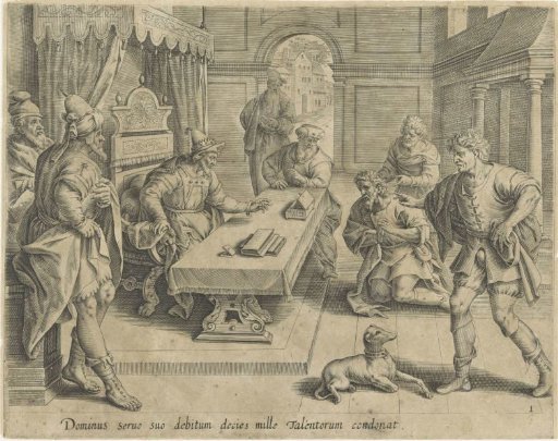 The King Forgives the Unmerciful Servant His Debts