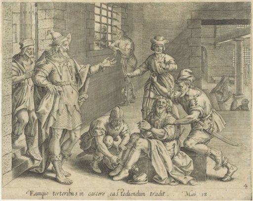 The Unmerciful Servant Taken to Prison
