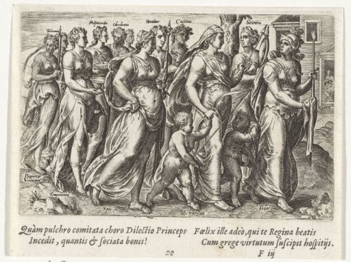 Virtues on Their Way to the Bride