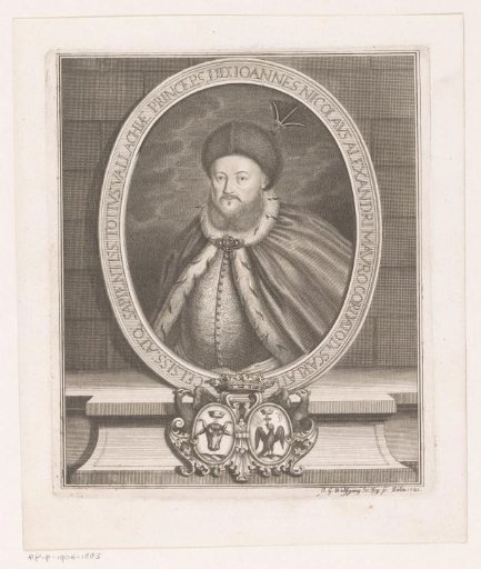 Portrait of Nikolaos Maurokordatos
