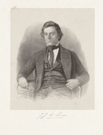 Portrait of J.J. de Lange