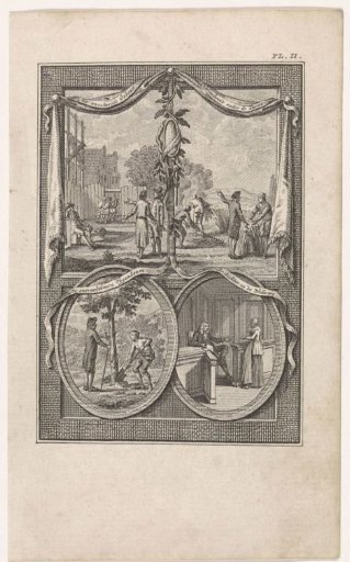 Four biblical scenes on one sheet