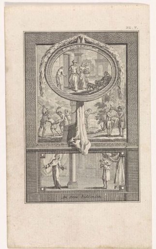 Five biblical scenes on one sheet
