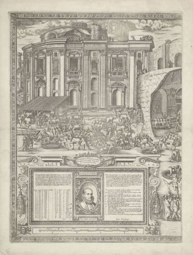 The Erecting of the Obelisk on St. Peter's Square