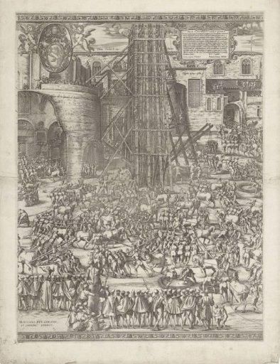 The Erecting of the Obelisk on St. Peter's Square