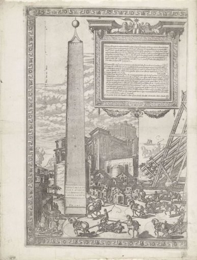 The Erecting of the Obelisk on St. Peter's Square