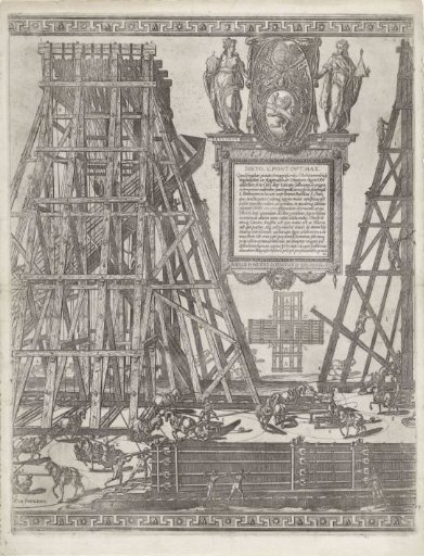 The Erecting of the Obelisk on St. Peter's Square