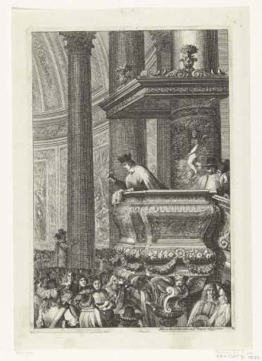 Pulpit seen from the side