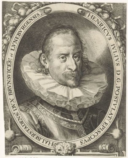 Portrait of Henry Julius of Brunswick-Wolfenbüttel, Bishop of Halberstadt