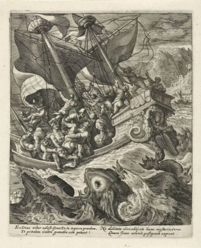 Jonah is Thrown Overboard by the Sailors