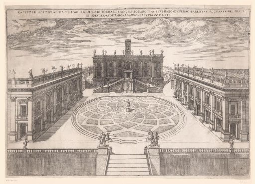 Capitol in Rome According to Michelangelo's Remodelling