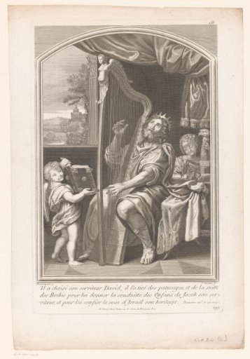 David Playing on His Harp
