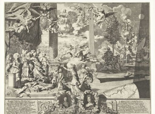 Allegory on the Treaty of Altona, 1689