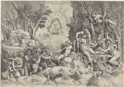 Cephalus and the Wood Gods Mourn the Death of Procris