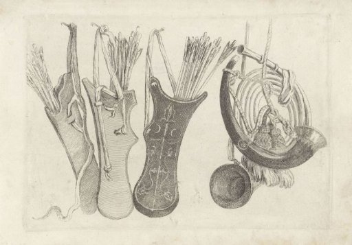 Three Quivers and Hunting Horns