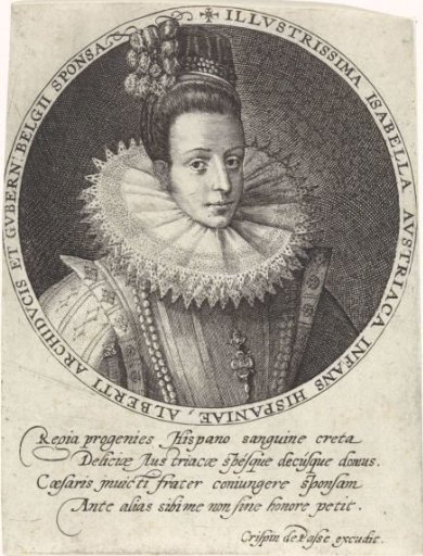 Portrait of Isabella Clara Eugenia, Infanta of Spain