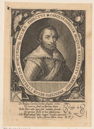 Portrait of Charles Bonaventura of Longueval, Count of Bucquoy