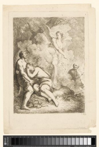 Angel Announces Death to Adam and Eve