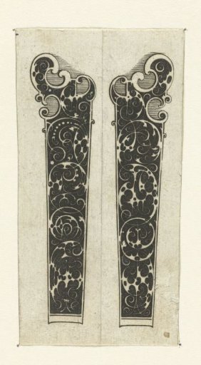 Two knife handles
