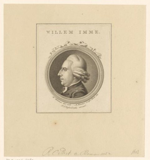 Portrait of Willem Imme
