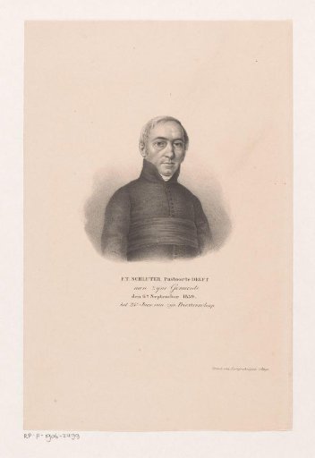 Portrait of F.T. Schluter