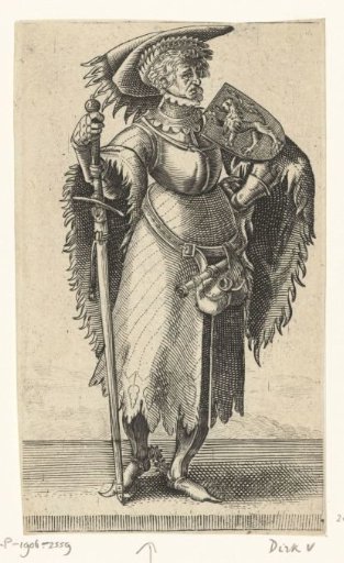 Portrait of Dirk V, Count of Holland