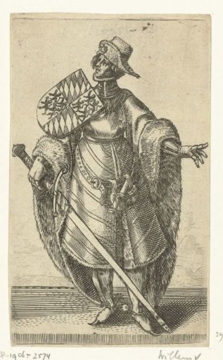Portrait of William V of Holland, Count of Holland and Zeeland