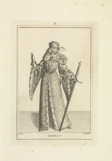 Portrait of Dirk V, Count of Holland