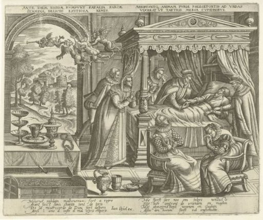 The Deathbed of the Rich Man