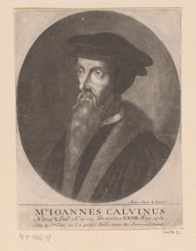 Portrait of John Calvin