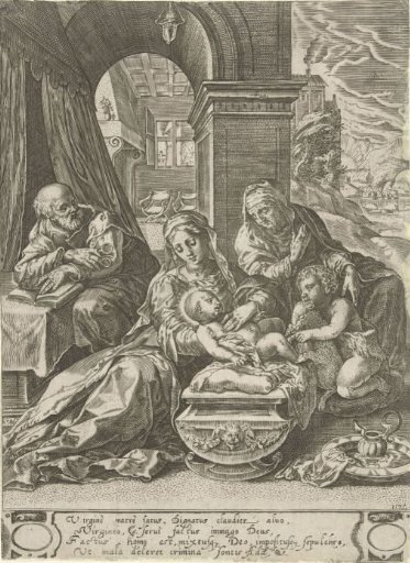 Holy Family with Anna and John the Baptist