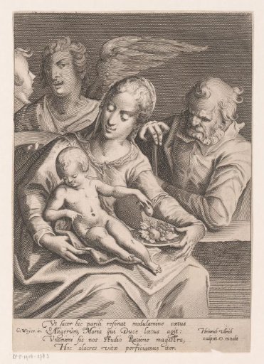 Holy Family with Angels