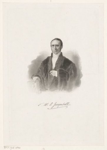 Portrait of the professor of Semitic literature Theodoor Willem Jan Juynboll
