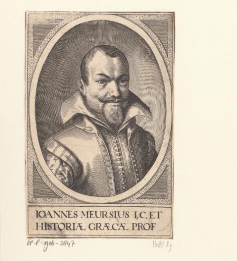 Portrait of Johannes Meursius