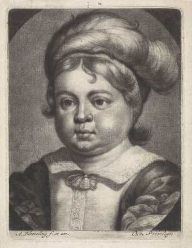 Bust of a Child with a Feathered Cap