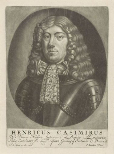 Portrait of Hendrik Casimir II, Count of Nassau-Dietz