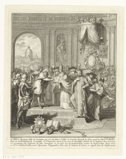 The Pope and the Emperor exchange privileges